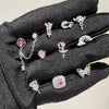 1PCS Cute Pink Zircon 316L Stainless Steel Ear Bone Nail Y2K Punk Small Earring for Women Cochlea Jewelry Party Gift - Image 3