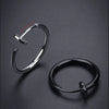 1 Pair Stainless Steel Ear Clip Earrings For Women/Men Painless Non-pierced Fake Earrings Simple Hoop Earrings Jewelry - Image 4