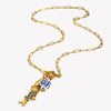 Golden Plated Stainless Steel Paper Clip Chain Fish Charm Necklace Women Men Jewelry - Image 5