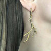 Gothic Simulation Antler Drop Earrings for Women Men Punk Black Metal Geometric Animal Earrings Christmas Jewelry Gifts - Image 7
