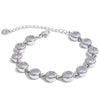 Stainless Steel Zirconia Round Chain Bracelet Bangle Prevent Allergy Metal Women Jewelry - Image 8