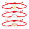 12pcs/Set Round Glass Evil Eye Red String Kabalah Bracelet Women Thread Hamsa Hand Macrame Simple Chic Jewelry Present - Image 16