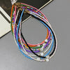 Colorful Seed Bead Choker Necklace with Heart Detail - Image 1