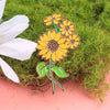 Flower Plant Metal Brooch Set, Enamel Lapel Pins for Clothing Decoration, Gift. Enamel Pin - Image 15