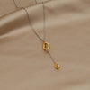 Classic 316L Stainless Steel Knot Charm Pendant&necklaces for Women Delicate Chain Metal Waterdrop Choker Necklaces - Image 3