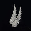 Classic Sparkling Rhinestone Angel Wings Brooches for Women Dress Buckle Feather Brooch Pins For Man Suit Elegant Jewelry Gifts - Image 5