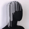 Stonefans Pearl Tassel Headpiece Cap Wedding Hair Accessories Indian Jewelry Elegant Bridal Head Chain Hat Women Prom