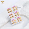 12 Pairs Pack Dainty Butterfly Stud Earrings Ear Piercing Accessories for Women Party Gifts Stall Supply - Image 3