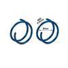 2Pcs Single Piercing Double Hoop Septum Nose Ring Steel Spiral Lip Nose Rings Cartilage Tragus Daith Piercing Earrings - Image 10