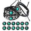 12 Constellation Zodiac Sign Charm Luminous Bracelets Men Women Vintage Multilayer Wrap Leather Bracelet Bangle Birthday Gift - Image 1