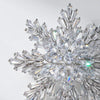 Sparkle Double-decker Micro-inlaid Zircon Snowflake Brooch Evening Dress Corsage Decoration Accessories Pins - Image 3
