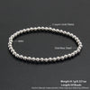 Stainless Steel Gold Plated Elastic Beaded Bracelet Stackable Design Unisex For Daily Commute And Party Wear - Image 17