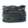 Classic Hand-Woven Leather Bracelet Multilayer Men Bracelets Punk Beads Bangle for Friend Charm Jewelry Gifts - Image 35