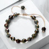 Handmade Bohemian Women Bracelets 8mm Cut Surface Tiger Eye Stone Jasper Amethyst Beads Bracelets Men Yoga Jewelry Gifts - Image 10
