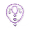 Girl Dress Up Jewelry Toddler Princess Ring Earrings Bracelets Necklaces Kids Costume Jewelry Set for Girl Tea Costume Party - Image 5