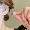 Shiny Crystal Zircon Flower Star Cuff Earrings Rhinestone No Piercing Geometric Clip Earring Simple Ear Clip Jewelry Gift - Image 3