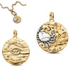 Silver The Twelve Zodiac Signs Cat Flower Earrings Pendant Necklace For Women's Jewelry Birthday Gift - Image 2