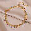 Boho Drops Anklets For Women Gold Color Stainless Steel Anklet Wedding Aesthetic Jewelry Gift - Image 3
