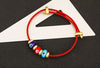 Adjustable Turkish Evil Eye Rope Bracelet in Multiple Colors - Image 17