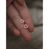 Crystal Stud Earrings in Floral and Butterfly Designs - Image 28