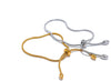 Basic Chain Pull-out Adjustable Bracelet Bangle Gold Platinum Plated Daily Jewelry Gift - Image 12