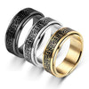 Viking Celtic Knot Rune Rings For Men Rotating Stainless Steel Relife Spinning Ring Antiestres - Image 6
