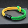 Creative Bicolor Bracelet Men Attract Strong Magentic Braclet Ukraine Brazil Flag Colors Braslet Pulseira Tela Jewelry - Image 6