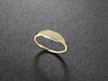 Dainty Stacking Ring with Clear Stone Accents in Gold-Tone - Image 16