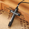 Cross Wooden Pendant Men's and Women's Necklace Black Brown Sweater Chain Rope Religious Neutral Jewelry Accessories - Image 7