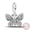 Silver Charm Beads Glowing Luminous Firefly Butterfly Pendant for Bracelet Charm Jewelry - Image 8
