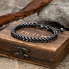 Retro Oxidized Black 6MM Cuban Chain Bracelet Punk Men Stainless Steel Biker Chain Bracelets Male Jewelry Gifts for Dad - Image 1