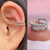 1PC CZ Multi-Layer Clips Earrings for Women Minimalist Leaf Cartilage Earings Ear Cuff Fake Piercing Clip on Ear Jewelry - Image 9