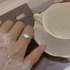 Ventfille Silver Opal Ring Female Index Finger Opening Adjustable Tail Ring Simple Jewelry Gift - Image 17
