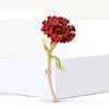 High end Enamel Carnation Flower Bouquet Brooch For Women Unisex Elegant Petal Plant Brooch Clothing Dress Office Accessory Gift - Image 5