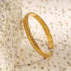 Women's Geometric Round Beads Pattern Open Size Thin Rings Stainless Steel Unique Design Stackable Finger Jewelry - Image 6