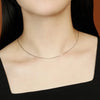 1/2MM Snake Chain Necklace Silver 16-30 Inches Hip Hop Punk Jewelry Charm Party Accessories - Image 4