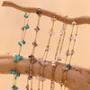 Summer Beach Irregular Stone Freshwater Pearl Anklets Stainless steel jewelry woman Gift - Image 4