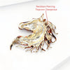 Enamel Horse Head Brooches for Women Zodiac Animal Pins Casual Party Accessories Gifts Friends Decoration - Image 3