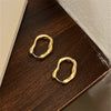 Zinc Alloy Drop Hoop Earrings in Gold-Tone and Silver-Tone Styles - Image 14