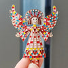 Creative Retro Enamel Angel Girl Brooches For Women Unisex Colorful Lucky Girls Brooch Clothing Backpack Pins Badge Jewelry Gift - Image 2