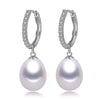 Black Silver Pearl Earrings Women, Freshwater Pearl Drop Earrings Wife Mother Gifts Pink White - Image 2