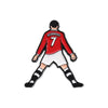 Cartoon Football Star Enamel Brooches Lapel Pins Number 7 Player Action Creative Soccer Club Badge Jewelry Gift For Friends Fans - Image 15