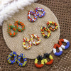 Small Earrings National Flag Colors Water Drop Earrings for Women Handmade Beads Crystal Earrings Gift Jewelry - Image 41