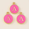10pcs Rose Red Color Cute Double Sided Mini Alphabet 26 Letters Charm Pendants for Name Jewelry Necklace Bracelet Earring - Image 4