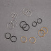 Stainless Steel Mini Hoop Earrings in Multiple Sizes and Finishes - Image 3