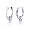 1 Pair Crosses Star Geometric Vintage Stainless Steel Round Small Hoop Earrings for Man Woman Teens Gift Jewelry Y2k Accessories - Image 11