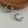 Gold Color Round Chunky Earrings for Women Lightweight Smooth Metal Open Thick Hoops Jewelry - Image 14