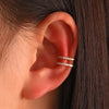Silver Color Zircon Ear Cuff Ear Clip for Women No Pierced Cross Geometric Earcuff Wrap Rhinestone Earcuff Clips Jewelry - Image 16