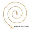 Ten-Piece Stainless Steel Chain Necklace Lot in Gold-Tone with 45 cm Length - Image 19