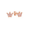 Infinity and Heart Stud Piercing Earrings with Crystal Accents - Image 13